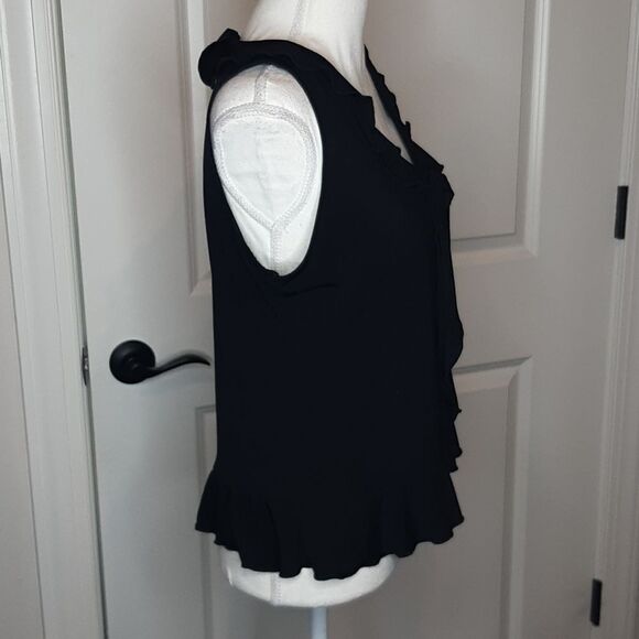 New York & Company Black Stretch Tank Blouse - Picture 4 of 9